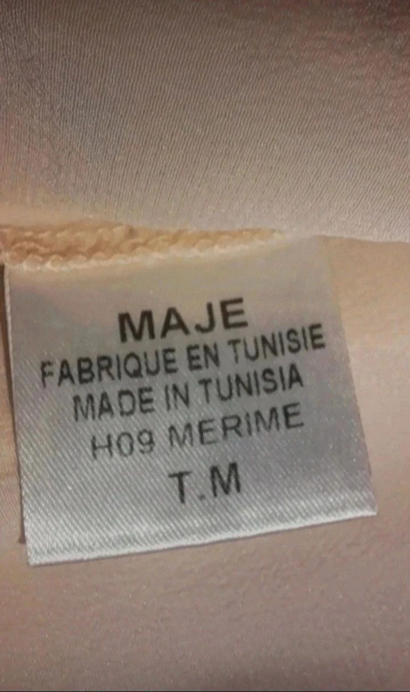 Maje 100% silk top Merime style size M – photo 6